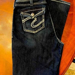 Brand new Silver jeans with tag great Christmas 🎄 Present 🎁 ❤️💕🎅